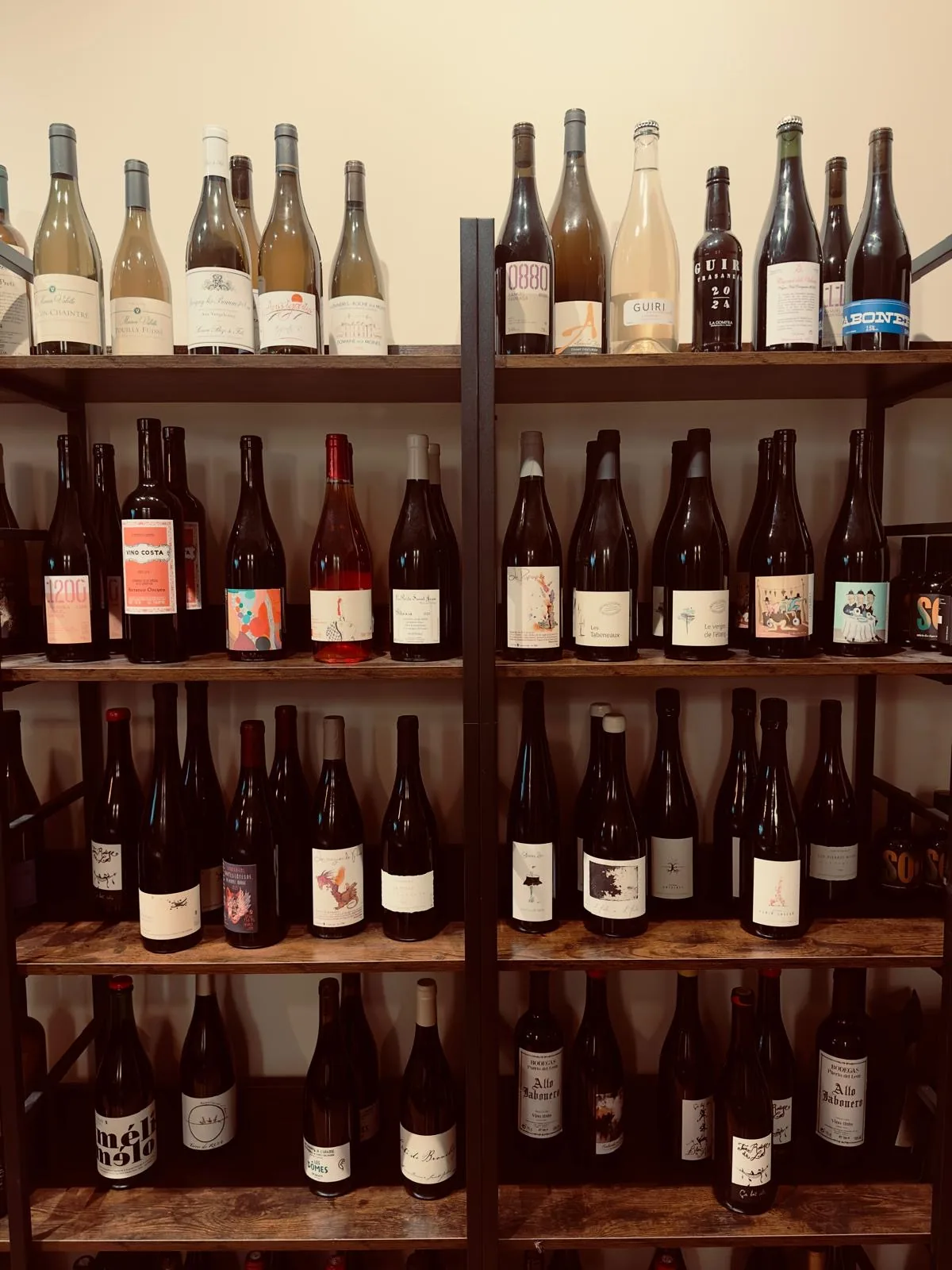 Selección de vinos naturales